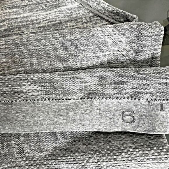 Lululemon Swift Stride Heathered Grey Racerback Tank Top Size 6 - Picture 7 of 14